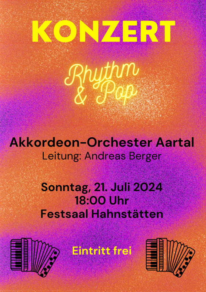 Konzert des Akkordeon - Orchester - Aartal in #hahnstätten im #aartal